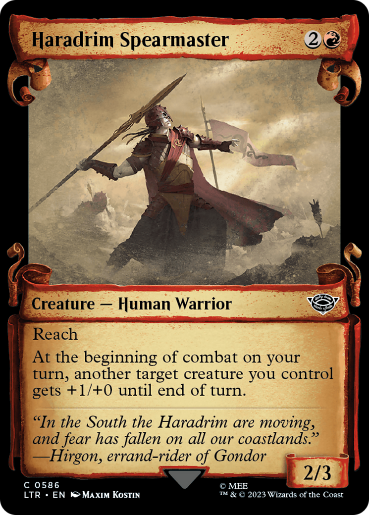 Haradrim Spearmaster (LTR-586) - : (Showcase) Foil