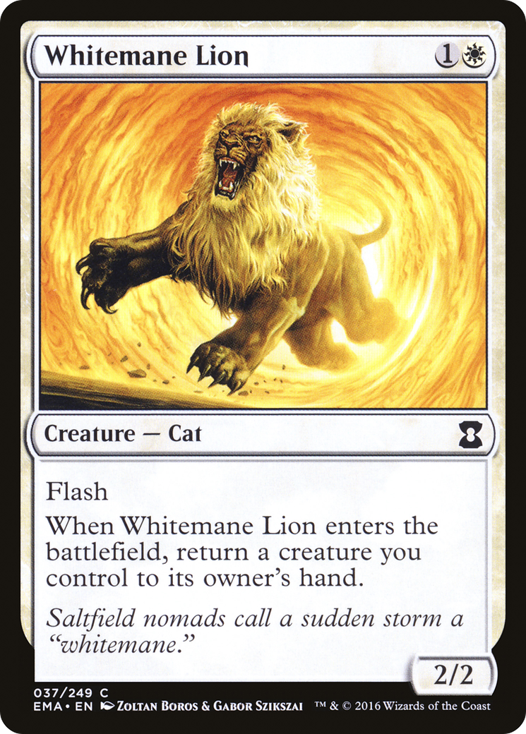 Whitemane Lion (EMA-037) -  Foil