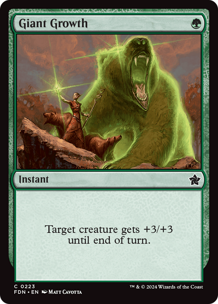 Giant Growth (FDN-223) -  Foil