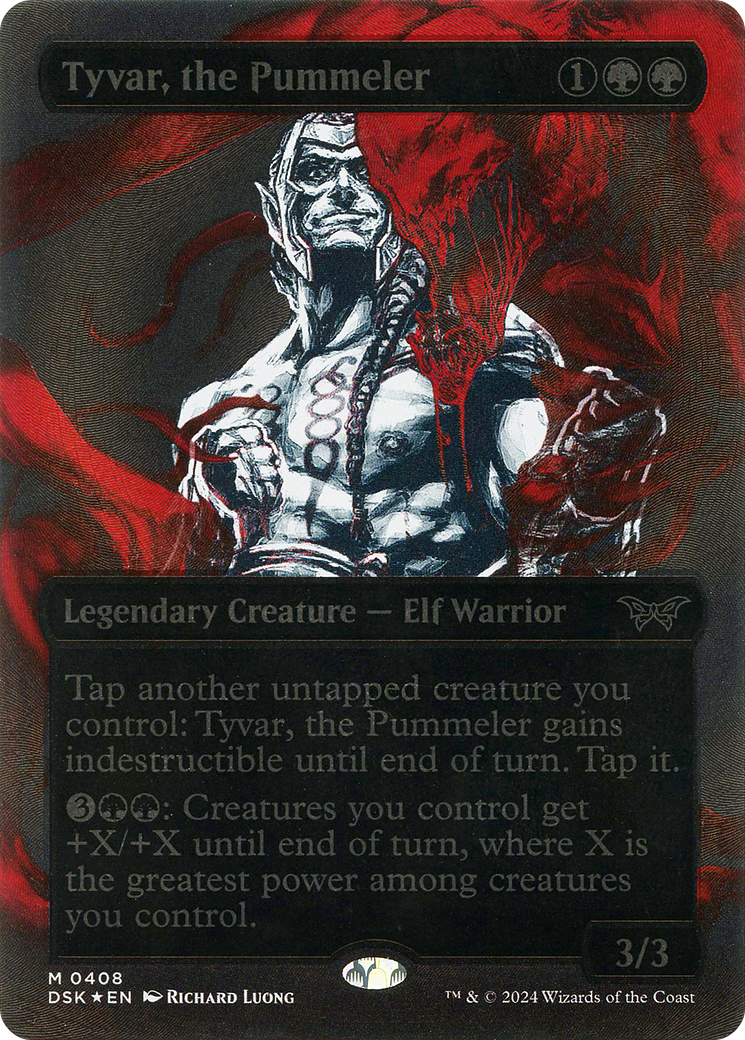 Tyvar, the Pummeler (DSK-408) - : (Showcase) (Borderless) Foil