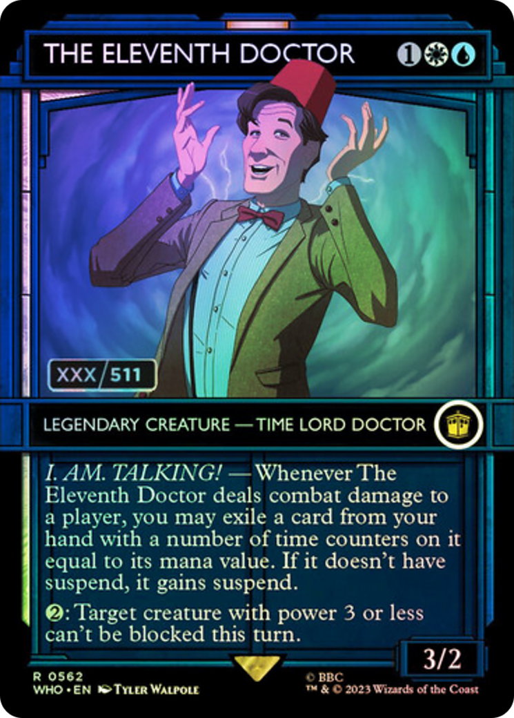 The Eleventh Doctor (WHO-562Z) - : (Showcase) (Borderless) Foil