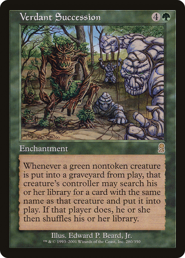 Verdant Succession (ODY-280) -  Foil