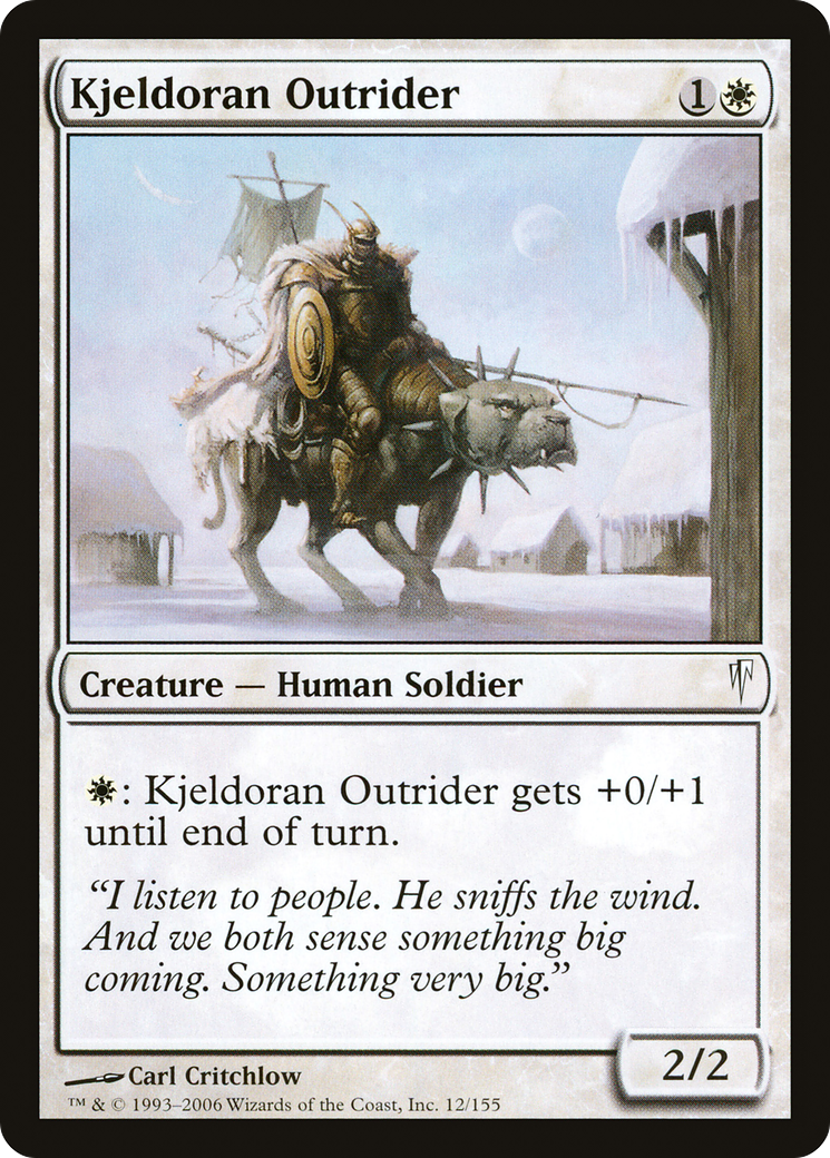 Kjeldoran Outrider (CSP-012) -  Foil