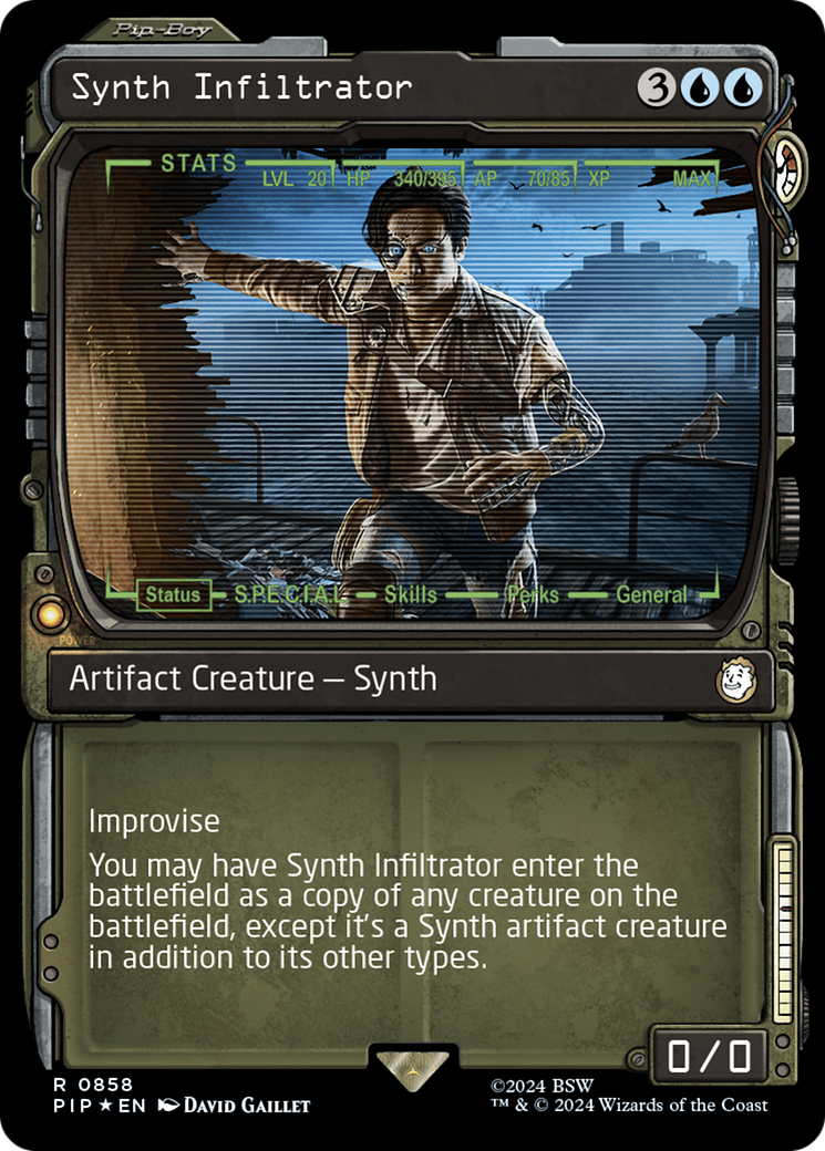 Synth Infiltrator (PIP-858) - : (Showcase) Foil