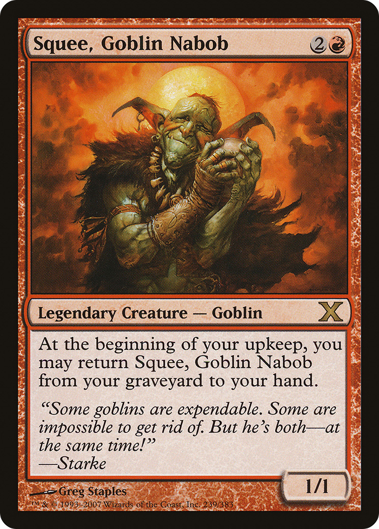 Squee, Goblin Nabob (10E-239) -