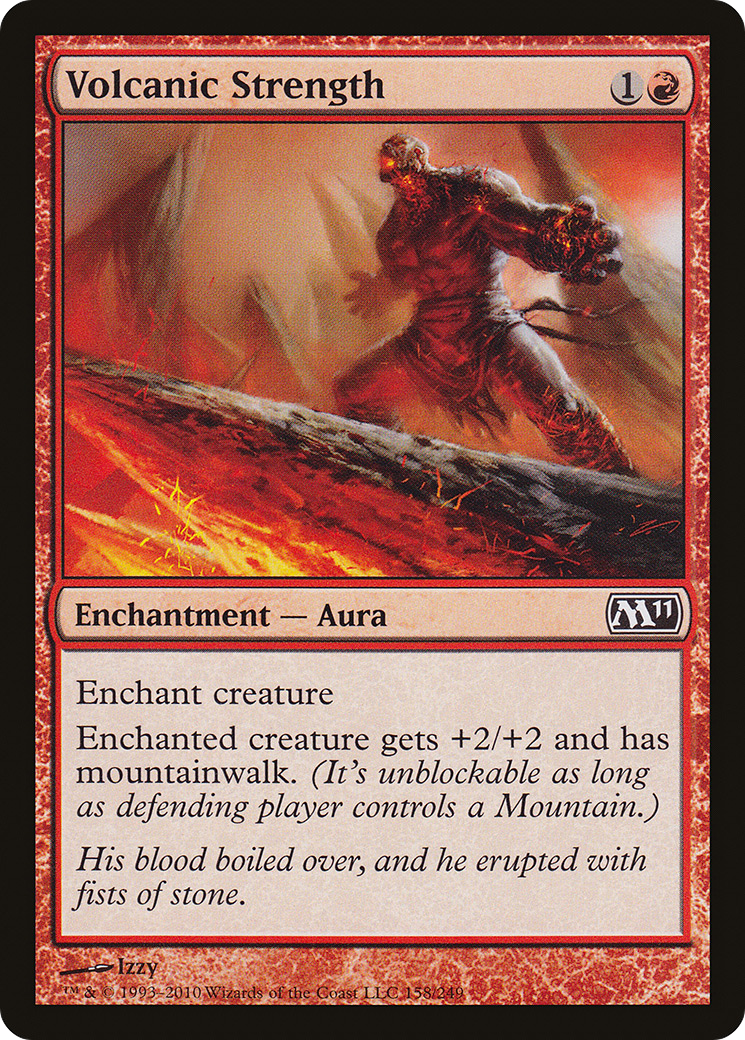 Volcanic Strength (M11-158) -  Foil