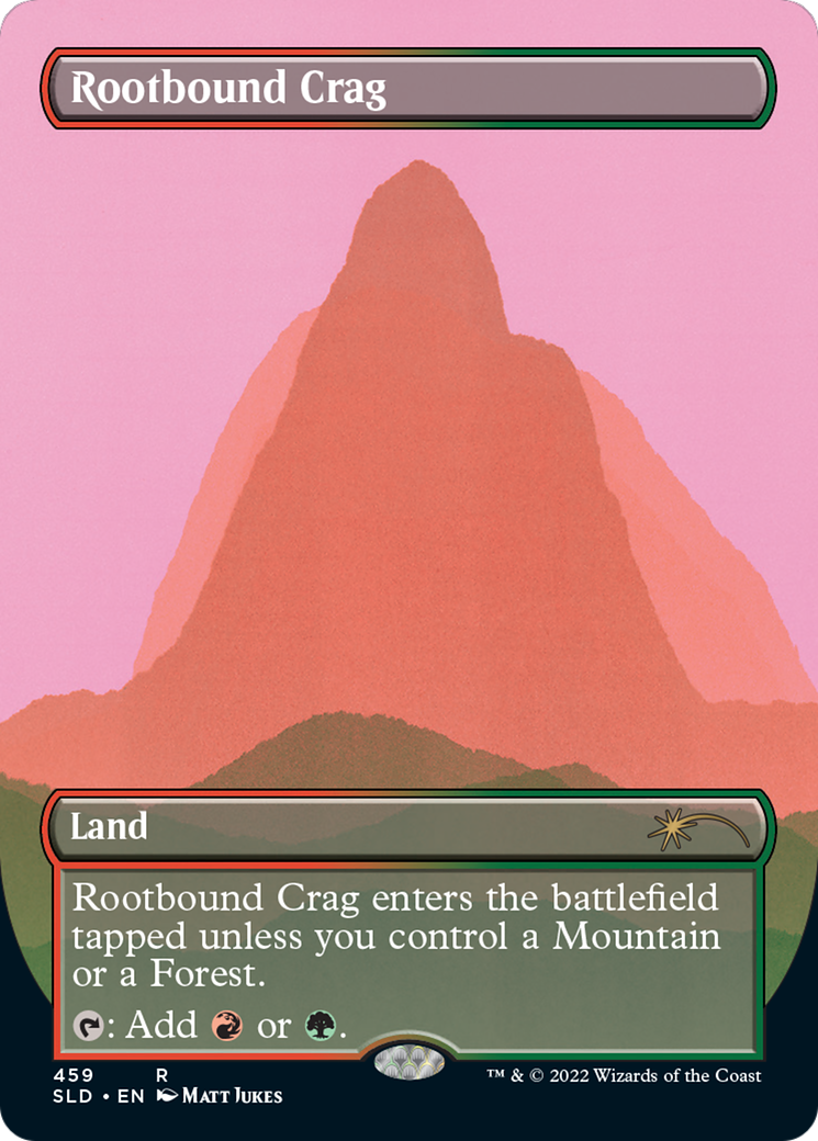 Rootbound Crag (SLD-459) -  (Borderless) Foil