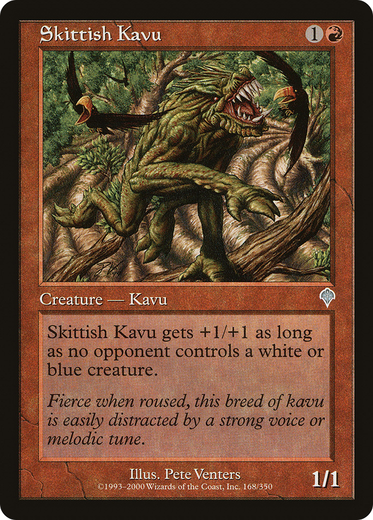 Skittish Kavu (INV-168) -  Foil