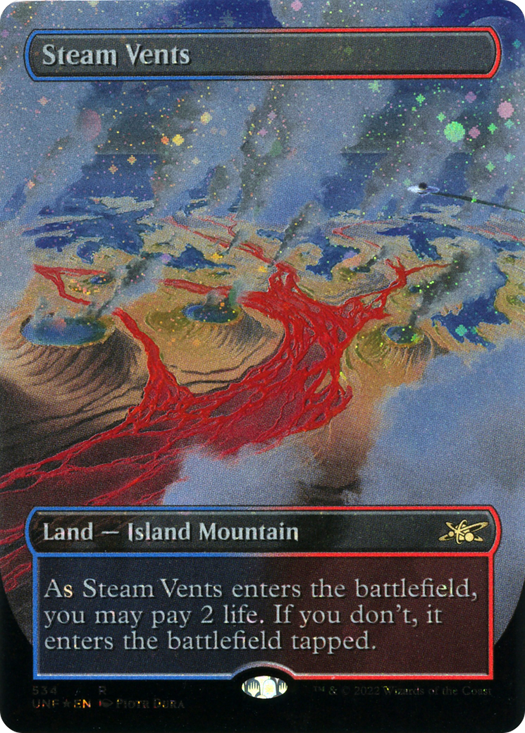 Steam Vents (UNF-534) -  (Borderless) Foil