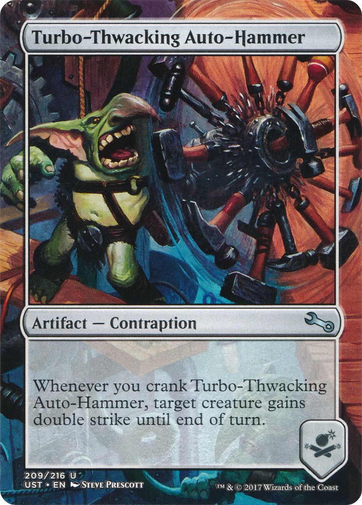 Turbo-Thwacking Auto-Hammer (UST-209) -  (Borderless) Foil