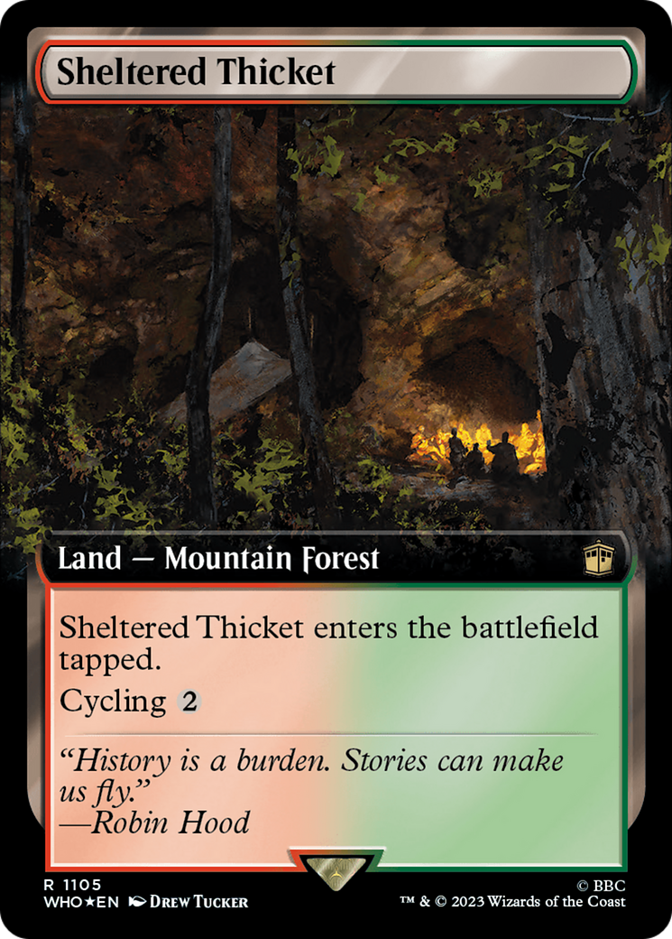 Sheltered Thicket (WHO-1105) - : (Extended Art) Foil