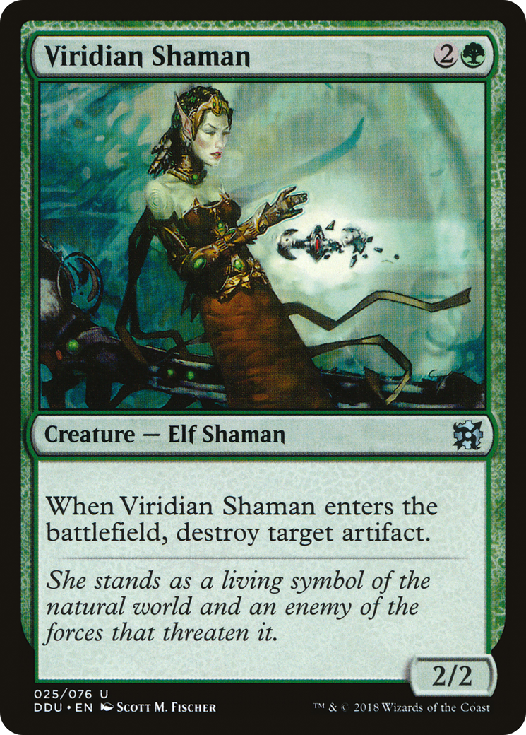 Viridian Shaman (DDU-025) -