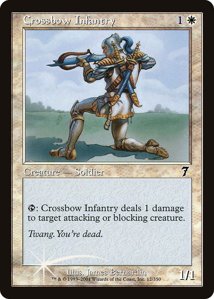 Crossbow Infantry (7ED-12★) -  Foil