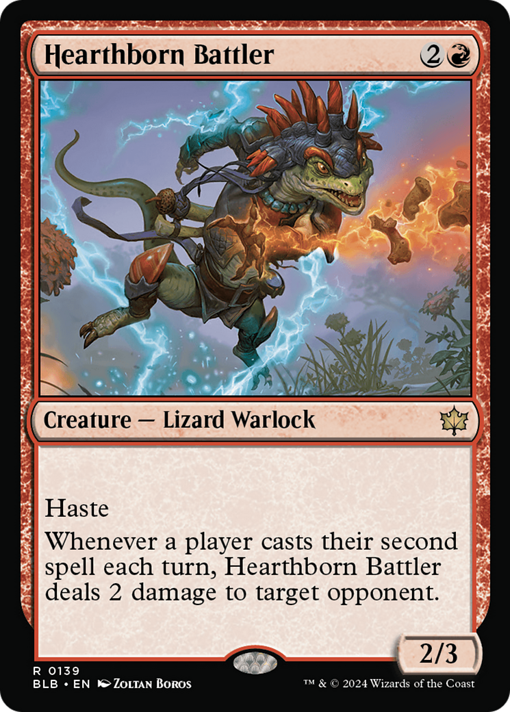 Hearthborn Battler (BLB-139) -  Foil