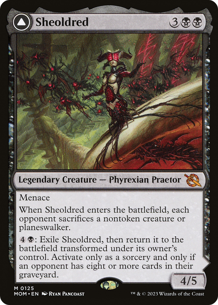 Sheoldred // The True Scriptures (MOM-125) -  Foil