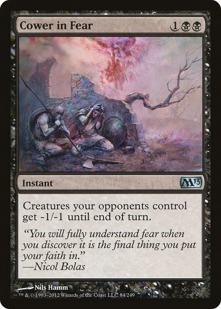 Cower in Fear (M13-084) -  Foil