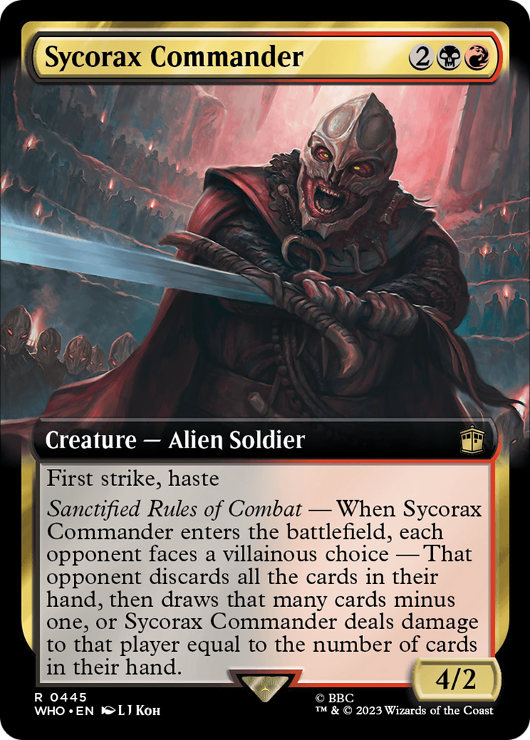 Sycorax Commander (WHO-445) - : (Extended Art)