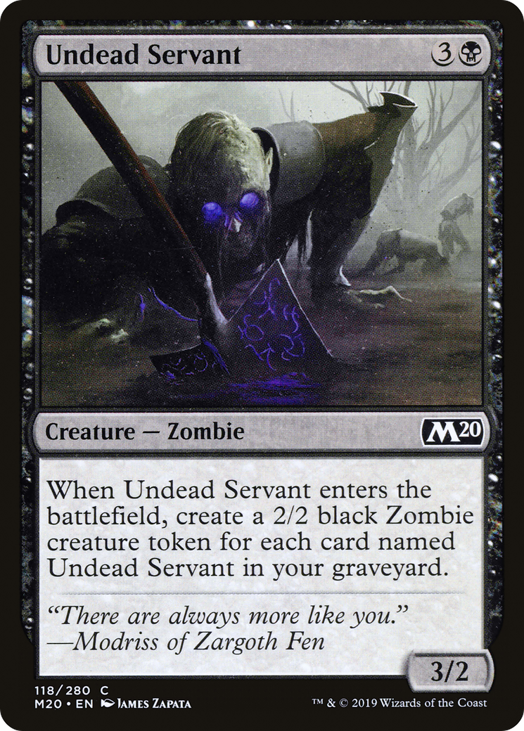 Undead Servant (M20-118) -  Foil