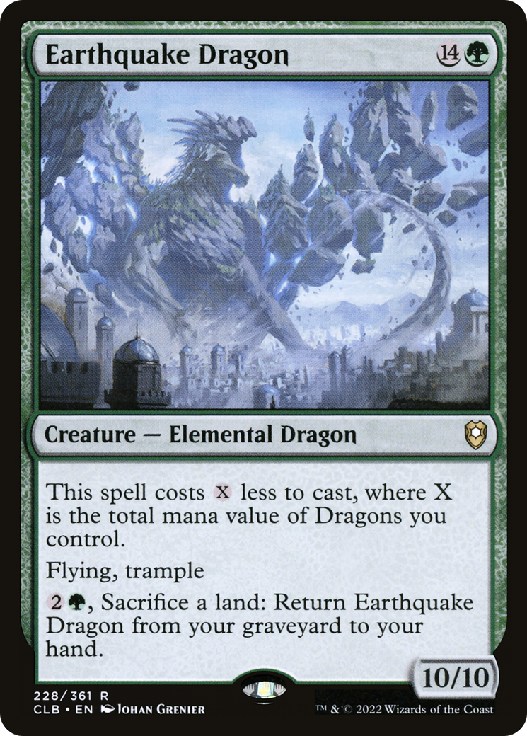 Earthquake Dragon (CLB-228) -  Foil