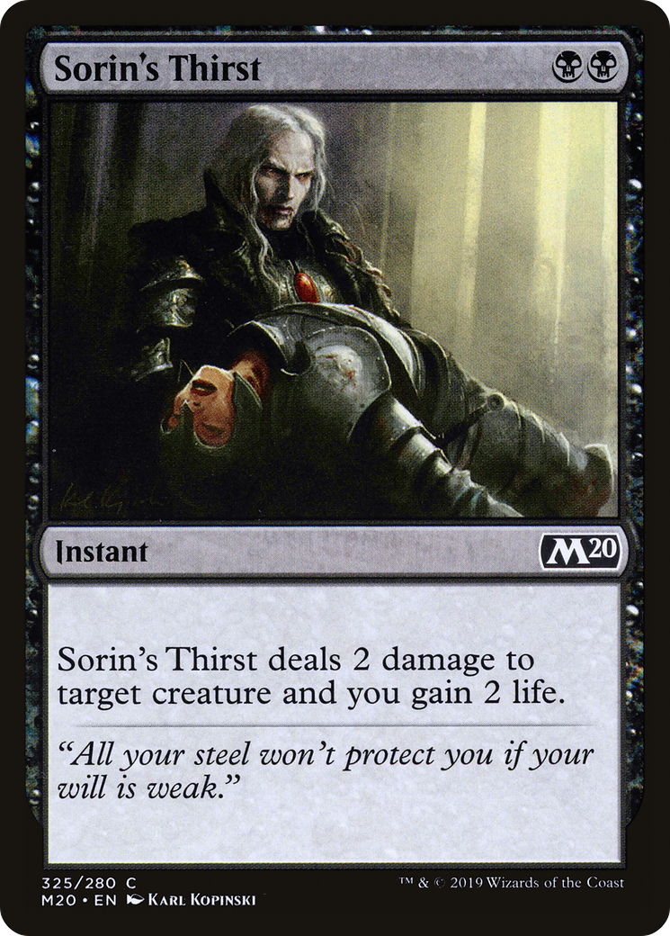 Sorin's Thirst (M20-325) -