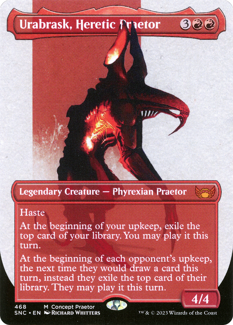 Urabrask, Heretic Praetor (ONE-468) -  (Borderless)