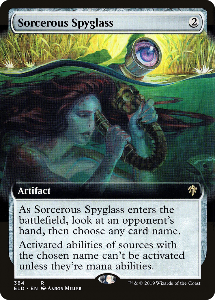 Sorcerous Spyglass (ELD-384) - : (Extended Art)