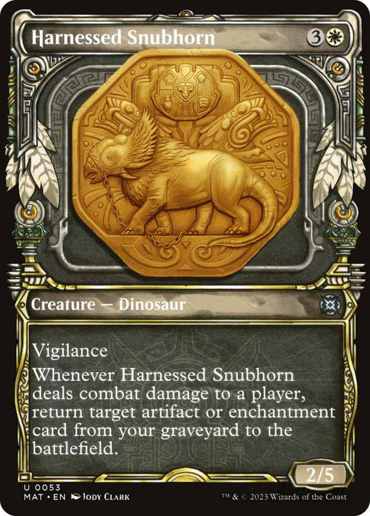 Harnessed Snubhorn (MAT-053) - : (Showcase)