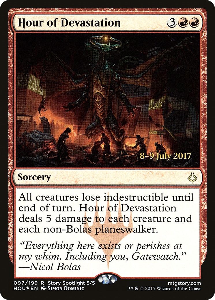 Hour of Devastation (PRE-97S) -  Foil