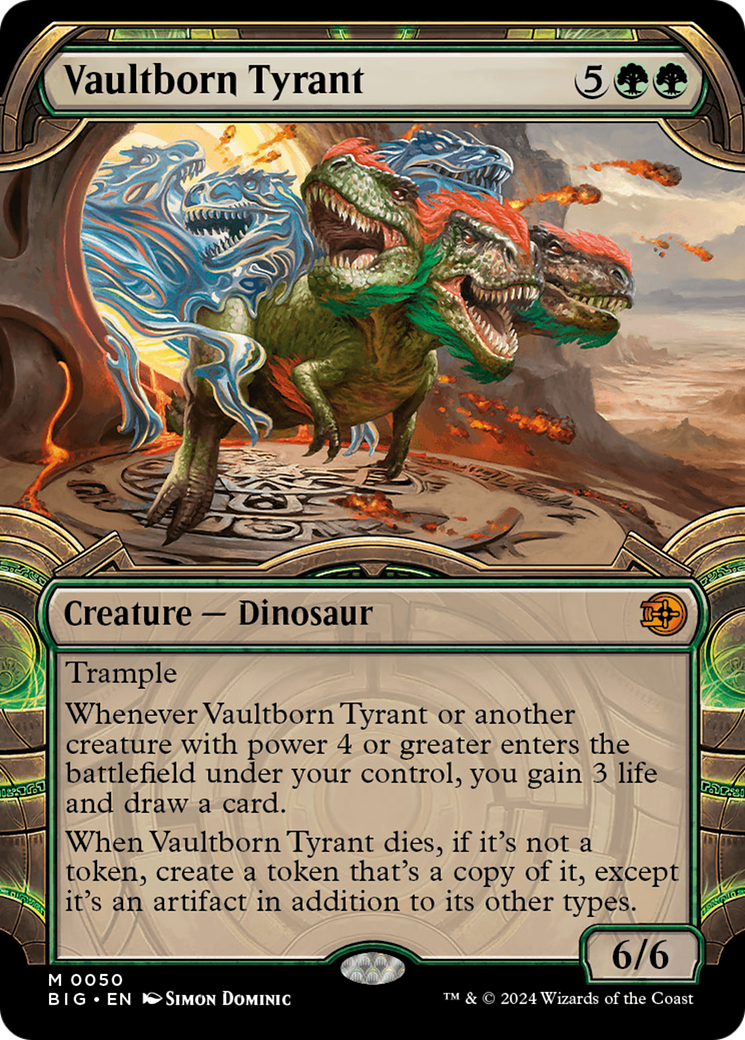 Vaultborn Tyrant (BIG-050) - : (Showcase) Foil