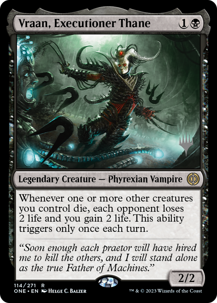 Vraan, Executioner Thane (PPONE-114P) -  Foil