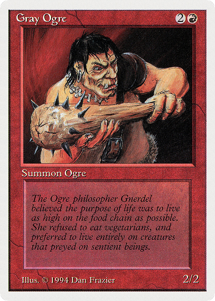 Gray Ogre (SUM-157) -