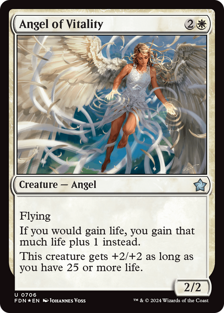 Angel of Vitality (FDN-706) -  Foil