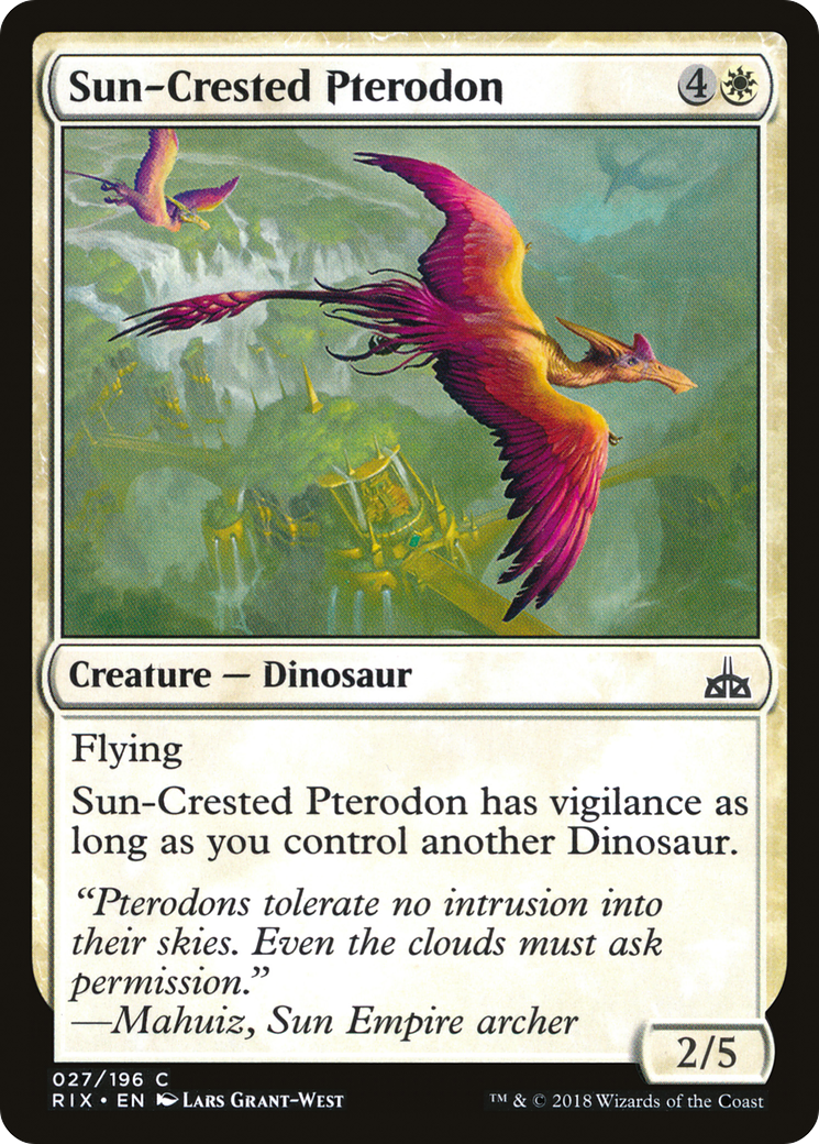 Sun-Crested Pterodon (RIX-027) -