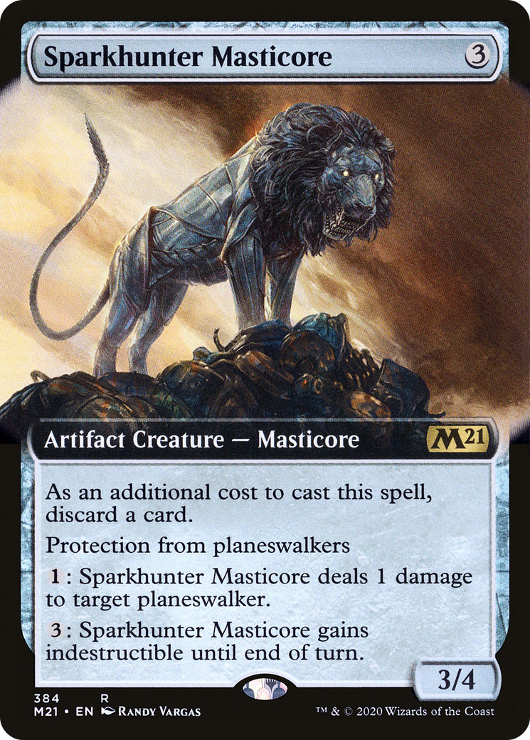 Sparkhunter Masticore (M21-384) - : (Extended Art) Foil