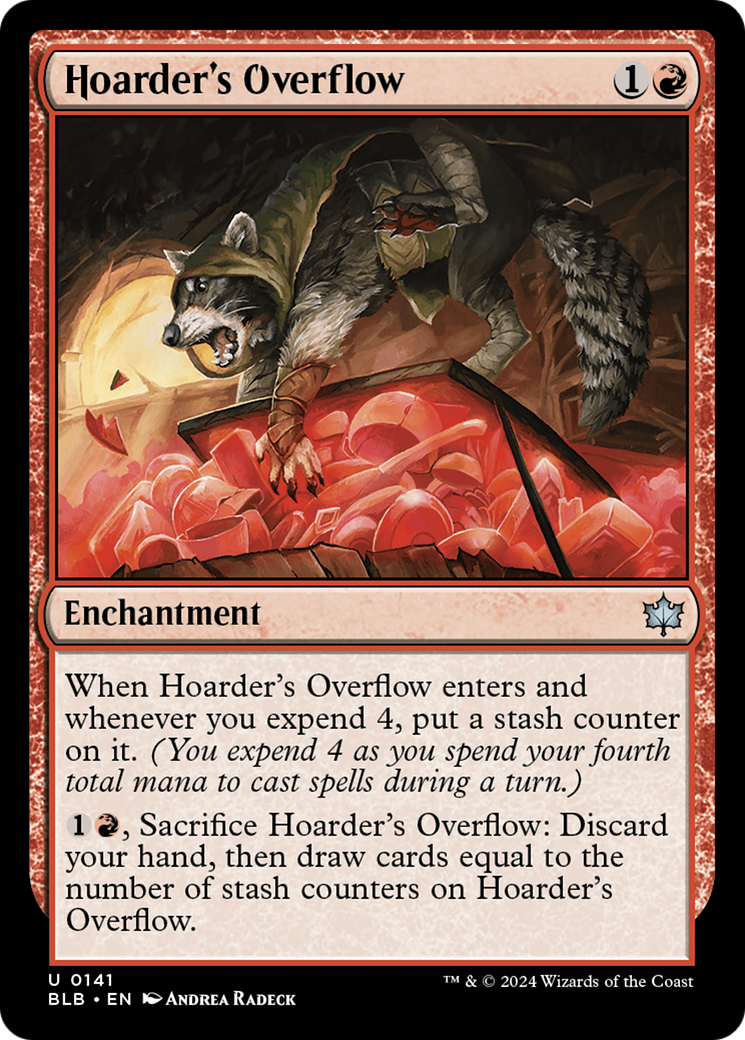 Hoarder's Overflow (BLB-141) -  Foil