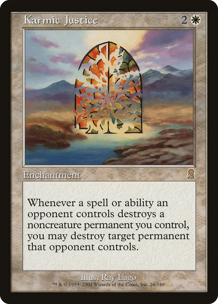 Karmic Justice (ODY-026) -  Foil