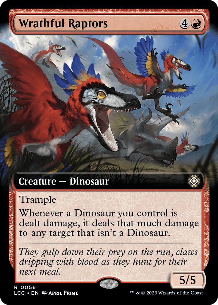 Wrathful Raptors (LCC-056) - : (Extended Art)