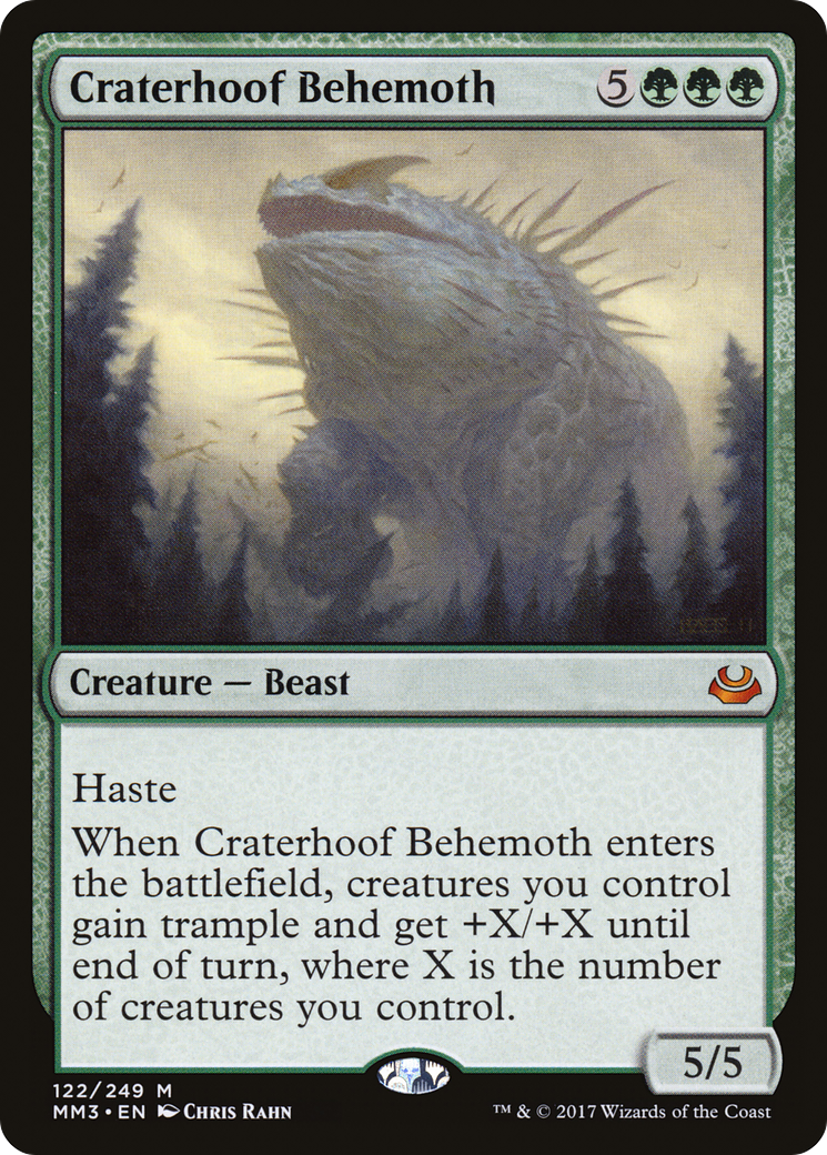 Craterhoof Behemoth (MM3-122) -