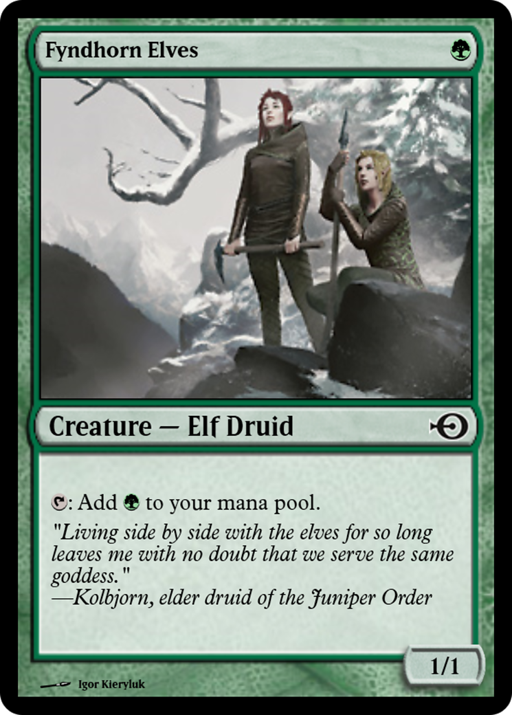 Fyndhorn Elves (PRM-43632) -  Foil