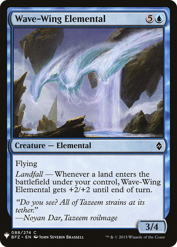 Wave-Wing Elemental (LIST-BFZ-88) -