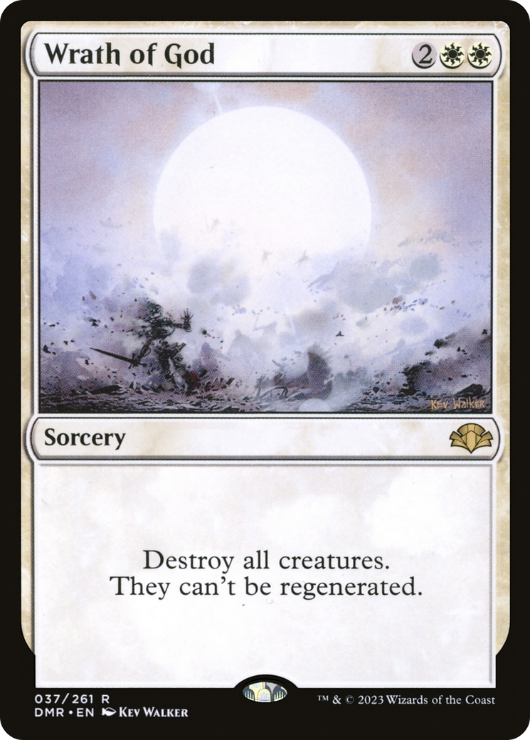 Wrath of God (DMR-037) -  Foil