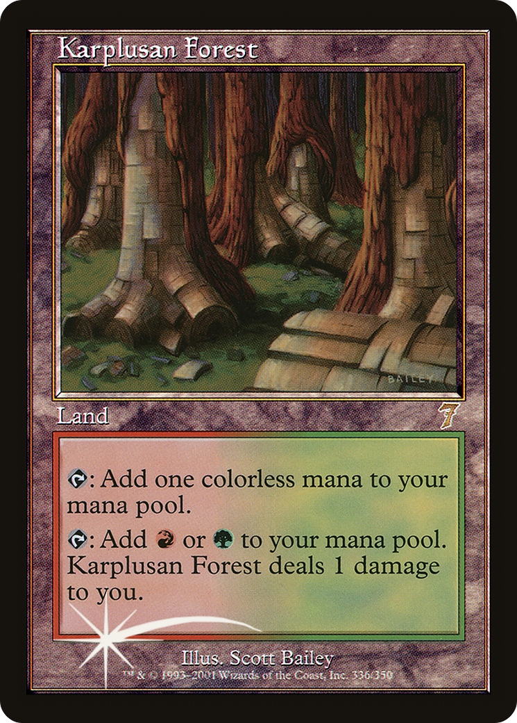 Karplusan Forest (7ED-336★) -  Foil