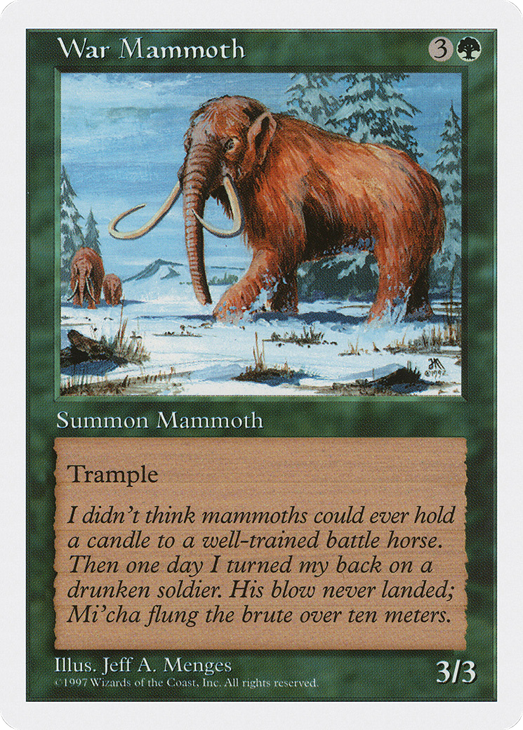 War Mammoth (5ED-340) -