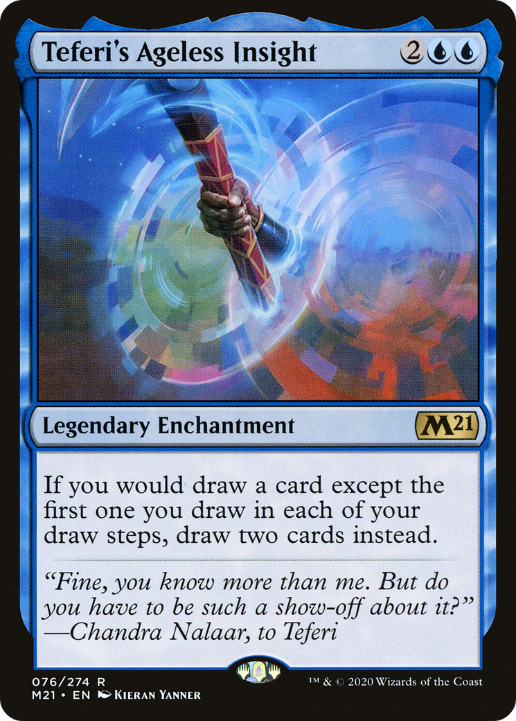 Teferi's Ageless Insight (M21-076) -  Foil