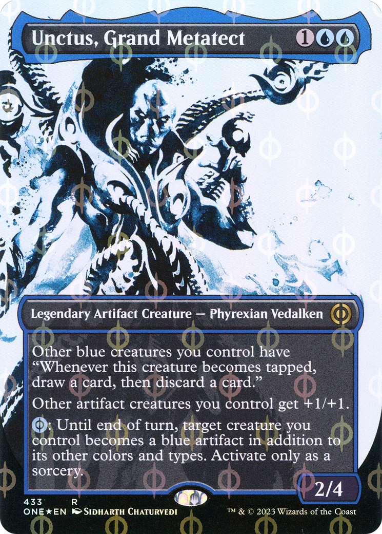 Unctus, Grand Metatect (ONE-433) - : (Showcase) (Borderless) Foil