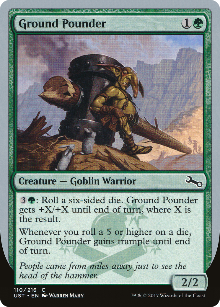 Ground Pounder (UST-110) -  Foil