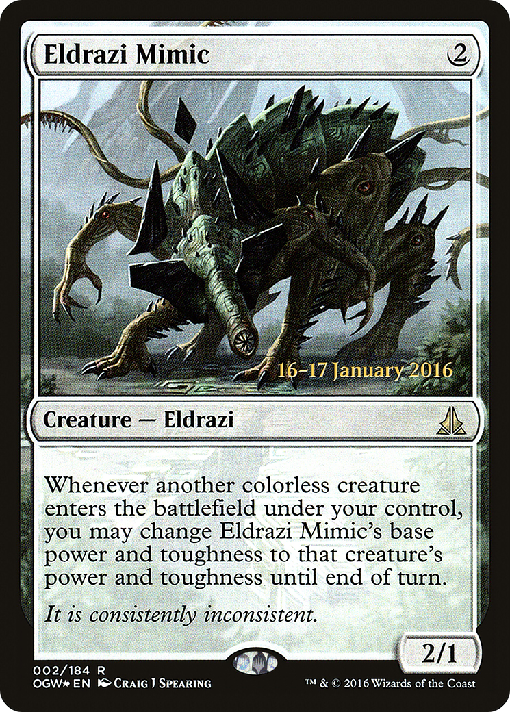 Eldrazi Mimic (PRE-02S) -  Foil