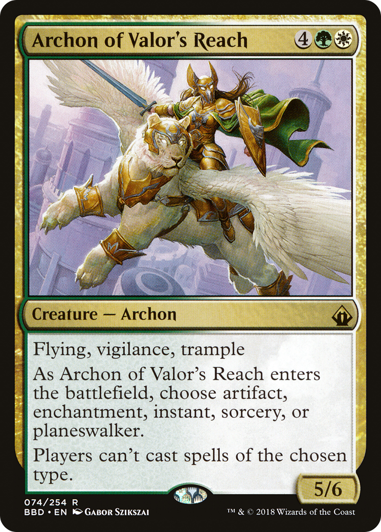 Archon of Valor's Reach (BBD-074) -  Foil