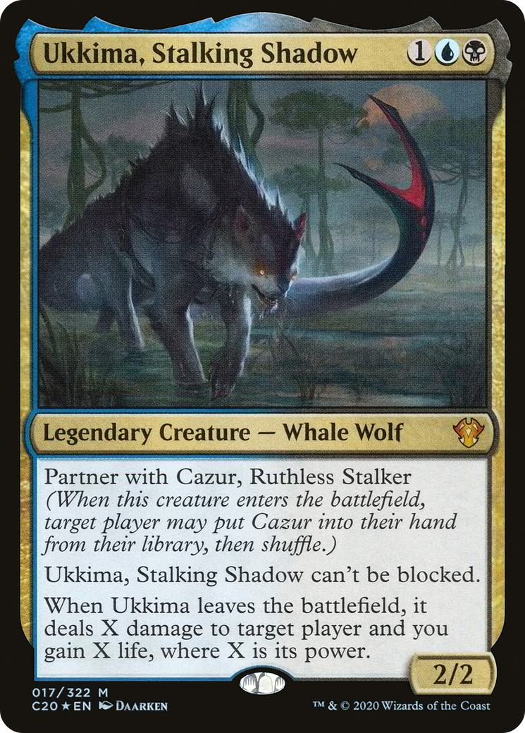 Ukkima, Stalking Shadow (C20-017) -  Foil