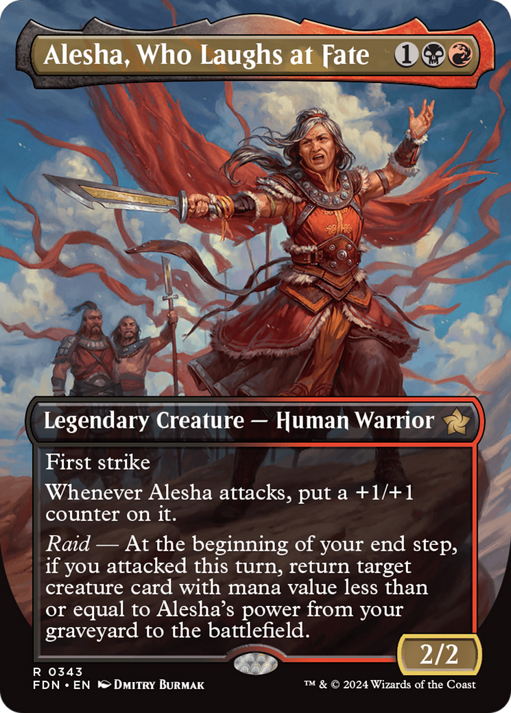 Alesha, Who Laughs at Fate (FDN-343) -  (Borderless) Foil